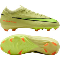Nike Zoom Mercurial Vapor 16 Pro Gazon Naturel Chaussures de Foot (FG) Enfants Jaune Jaune Néon Orange