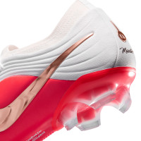 Nike Tiempo Maestro Elite Gras Voetbalschoenen (FG) Wit Felrood Goud