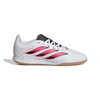 adidas Predator Club Zaalvoetbalschoenen (IN) Kids Wit Zwart Roze