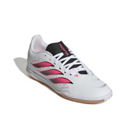 adidas Predator Club Zaalvoetbalschoenen (IN) Kids Wit Zwart Roze