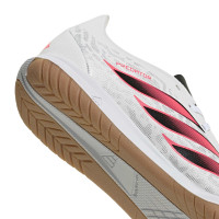 adidas Predator Club Zaalvoetbalschoenen (IN) Kids Wit Zwart Roze