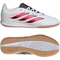 adidas Predator Club Zaalvoetbalschoenen (IN) Kids Wit Zwart Roze