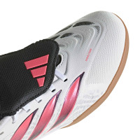 adidas Predator League FT Zaalvoetbalschoenen (IN) Kids Wit Zwart Roze