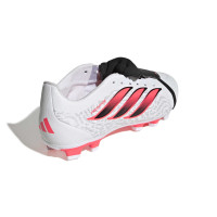 adidas Predator Club FT Gazon Naturel Artificiel Chaussures de Foot (MG) Blanc Noir Rose