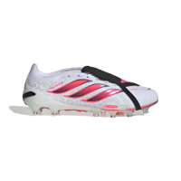 adidas Predator Pro FT Gazon Artificiel Chaussures de Foot (AG) Blanc Noir Rose