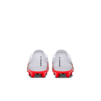 Nike Tiempo Maestro Club Gras / Kunstgras Voetbalschoenen (MG) Peuters/Kleuters Wit Felrood Goud