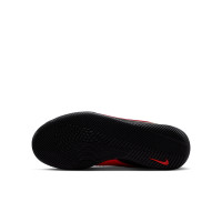 Nike Phantom 6 Low Club Zaalvoetbalschoenen (IN) Kids Zwart Felrood Goud