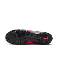 Nike Phantom 6 High Pro Gras Voetbalschoenen (FG) Zwart Felrood Goud