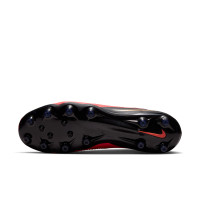 Nike Phantom 6 Low Pro Kunstgras Voetbalschoenen (AG) Zwart Felrood Goud