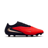 Nike Phantom 6 Low Elite Kunstgras Voetbalschoenen (AG) Zwart Felrood Goud