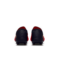 Nike Phantom 6 Low Elite Kunstgras Voetbalschoenen (AG) Zwart Felrood Goud
