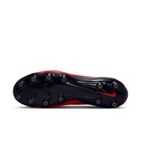 Nike Phantom 6 Low Elite Kunstgras Voetbalschoenen (AG) Zwart Felrood Goud
