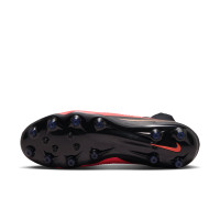 Nike Phantom 6 High Pro Kunstgras Voetbalschoenen (AG) Zwart Felrood Goud