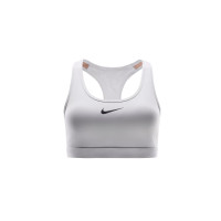 Brassière de sport Nike Swoosh blanc/noir