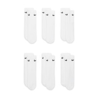Nike Everyday Gevoerde Crew Sokken 6-Pack Kids Wit Zwart
