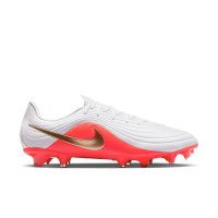 Nike Tiempo Maestro Academy Gras / Kunstgras Voetbalschoenen (MG) Wit Felrood Goud
