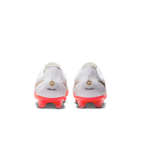 Nike Tiempo Maestro Academy Gras / Kunstgras Voetbalschoenen (MG) Wit Felrood Goud