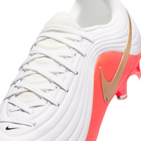 Nike Tiempo Maestro Academy Gras / Kunstgras Voetbalschoenen (MG) Wit Felrood Goud