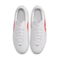 Nike Tiempo Maestro Club Gras / Kunstgras Voetbalschoenen (MG) Wit Felrood Goud