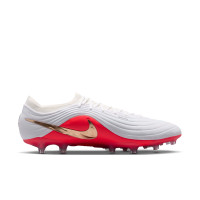 Nike Tiempo Maestro Elite Kunstgras Voetbalschoenen (AG) Wit Felrood Goud