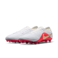 Nike Tiempo Maestro Elite Kunstgras Voetbalschoenen (AG) Wit Felrood Goud