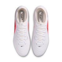 Nike Tiempo Maestro Elite IJzeren-Nop Voetbalschoenen (SG) Wit Felrood Goud