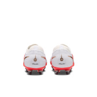 Nike Tiempo Maestro Elite IJzeren-Nop Voetbalschoenen (SG) Wit Felrood Goud