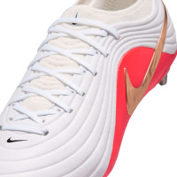 Nike Tiempo Maestro Elite IJzeren-Nop Voetbalschoenen (SG) Wit Felrood Goud