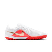 Nike Tiempo Maestro Academy Turf Voetbalschoenen (TF) Wit Felrood Goud