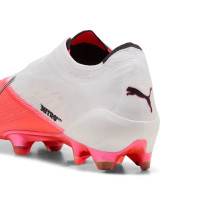 PUMA Ultra Nitro 7 Ultimate Veterloze Gras Voetbalschoenen (FG) Wit Felrood Zwart