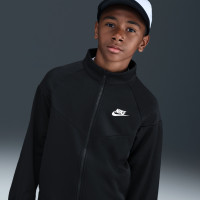 Survêtement Nike Sportswear à fermeture éclair intégrale pour Enfants, noir et blanc