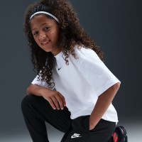 Survêtement Nike Sportswear à fermeture éclair intégrale pour Enfants, noir et blanc