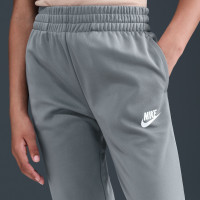 Survêtement Nike Sportswear à fermeture éclair pour Enfants, gris foncé, gris clair, blanc