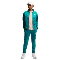 Survêtement Nike Sportswear à fermeture éclair pour Enfants, bleu sarcelle, vert clair, blanc