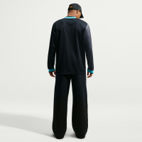Maillot à manches longues Nike FC Barcelona Energy 2026-2027 noir gris foncé bleu clair jaune doré