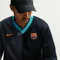 Maillot à manches longues Nike FC Barcelona Energy 2026-2027 noir gris foncé bleu clair jaune doré