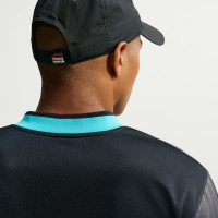 Maillot à manches longues Nike FC Barcelona Energy 2026-2027 noir gris foncé bleu clair jaune doré