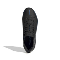 adidas F50 Hyperfast Elite Gazon Naturel Chaussures de Foot (FG) Enfants Noir Noir Bleu