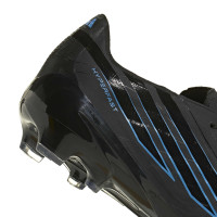 adidas F50 Hyperfast Elite Gazon Naturel Chaussures de Foot (FG) Enfants Noir Noir Bleu