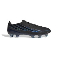 adidas F50 Hyperfast Elite Crampons Vissés Chaussures de Foot (SG) Noir Noir Bleu