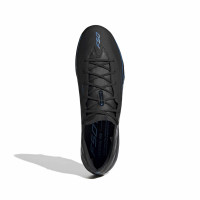 adidas F50 Hyperfast Elite Crampons Vissés Chaussures de Foot (SG) Noir Noir Bleu