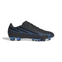 adidas F50 Club Gazon Naturel Gazon Artificiel Chaussures de Foot (MG) Noir Noir Bleu