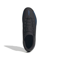 adidas F50 Club Gazon Naturel Gazon Artificiel Chaussures de Foot (MG) Noir Noir Bleu