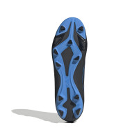 adidas F50 Club Gazon Naturel Gazon Artificiel Chaussures de Foot (MG) Noir Noir Bleu