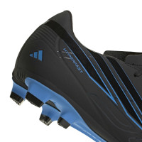 adidas F50 Club Gazon Naturel Gazon Artificiel Chaussures de Foot (MG) Noir Noir Bleu