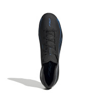 adidas F50 Hyperfast League Gras Voetbalschoenen (FG) Zwart Zwart Blauw