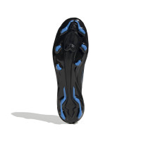 adidas F50 Hyperfast League Gras Voetbalschoenen (FG) Zwart Zwart Blauw