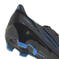 adidas F50 Hyperfast League Gras Voetbalschoenen (FG) Zwart Zwart Blauw