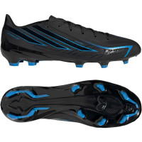 adidas F50 Hyperfast League Gras Voetbalschoenen (FG) Zwart Zwart Blauw