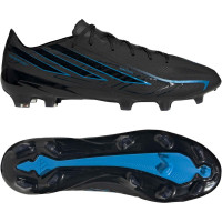 adidas F50 Hyperfast Pro Gazon Naturel Chaussures de Foot (FG) Noir Noir Bleu